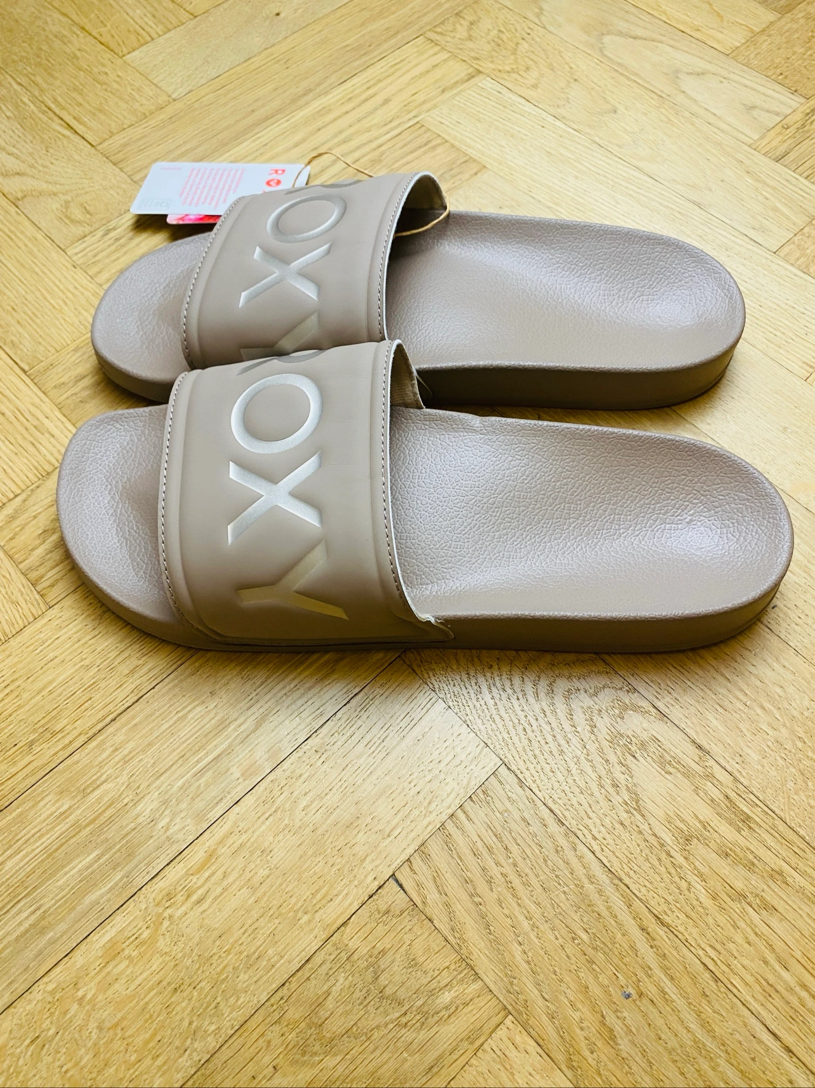 Claquettes sandales Roxy couleur taupe - Taille 42 – photo 11